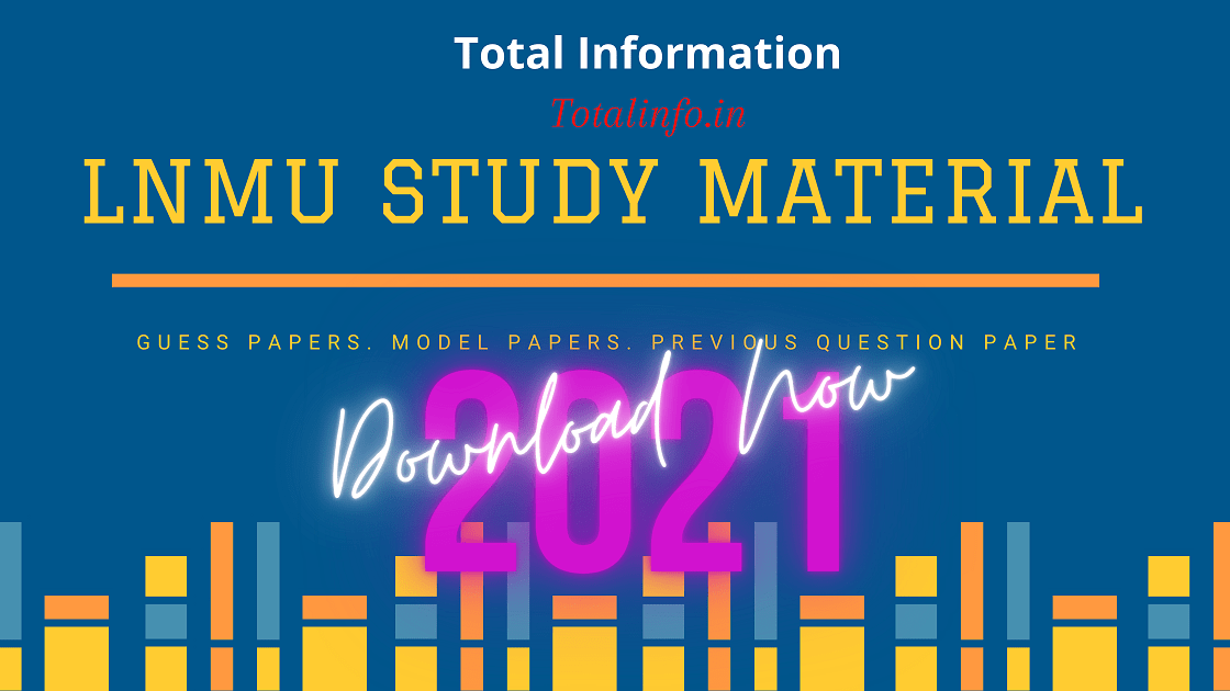 LNMU Guess/Model Paper 2021 Download